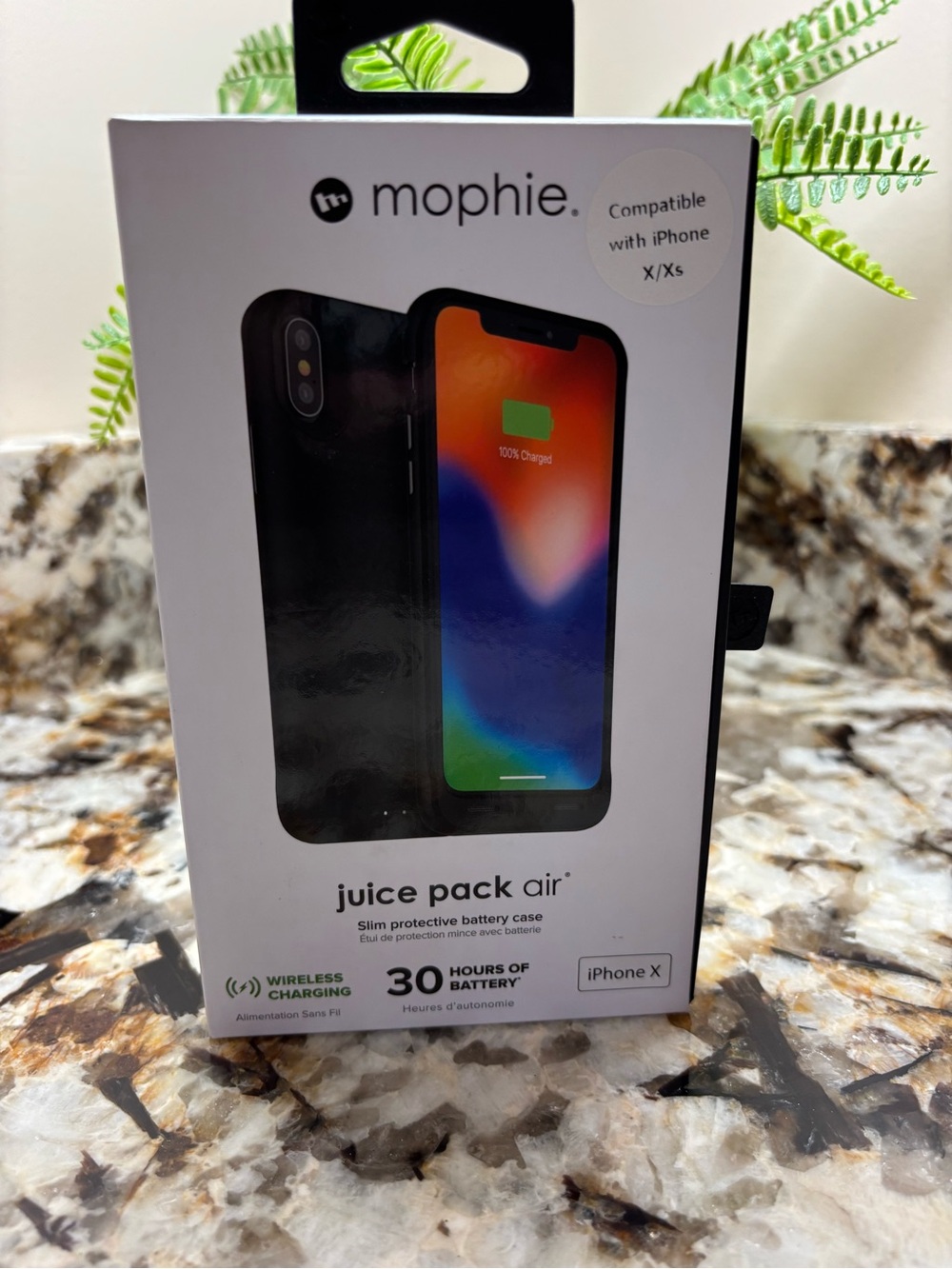 mophie Juice Pack Air Slim Battery Case for iPhone X/XS - Black
